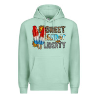 Seafoam sweet land of liberty Premium Hoodie - RacoonDesign