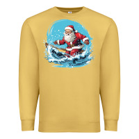 Antique Gold happy santa Premium Sweatshirt - Unal Design