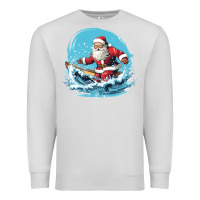Dove Grey happy santa Premium Sweatshirt - Unal Design