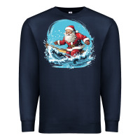 Navy happy santa Premium Sweatshirt - Unal Design