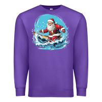 Purple happy santa Premium Sweatshirt - Unal Design