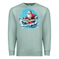 Seafoam happy santa Premium Sweatshirt - Unal Design
