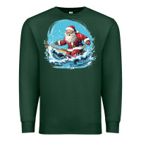 Sports Green happy santa Premium Sweatshirt - Unal Design
