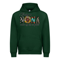 Forest Green being nana makes my life complate Urban Hoodie - CowhideDigitalArt