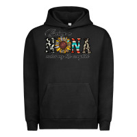 Pigment Black being nana makes my life complate Urban Hoodie - CowhideDigitalArt