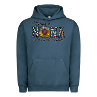 Pigment Midnight Navy being nana makes my life complate Urban Hoodie - CowhideDigitalArt