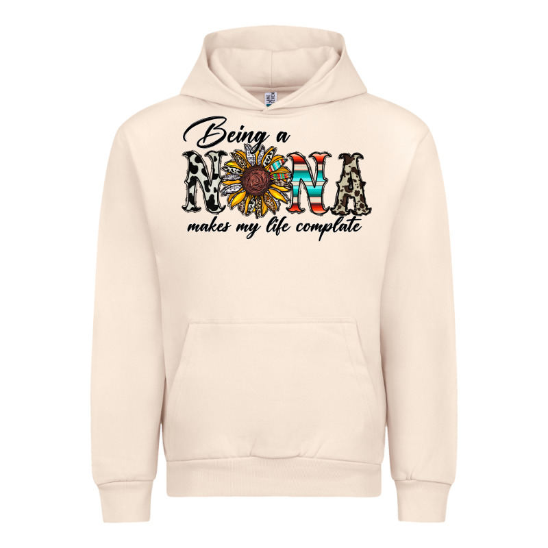 Being Nana Makes My Life Complate Urban Hoodie by CowhideDigitalArt | Teevron