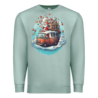 Seafoam happy santa Premium Sweatshirt - Unal Design