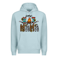 Blue Mist one hot mama Premium Hoodie - CowhideDigitalArt