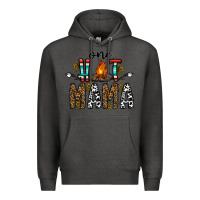 Charcoal Heather one hot mama Premium Hoodie - CowhideDigitalArt