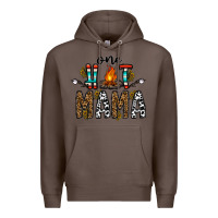 Coffee one hot mama Premium Hoodie - CowhideDigitalArt