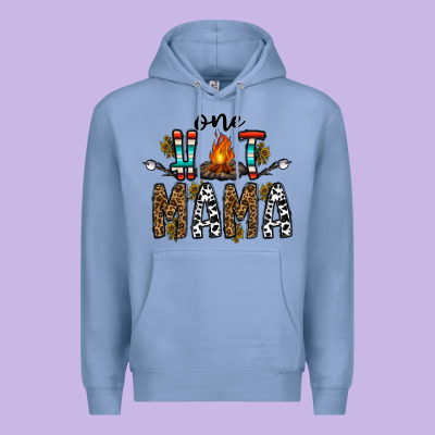 One Hot Mama Premium Hoodie Designed By Cowhidedigitalart