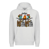 Dove Grey one hot mama Premium Hoodie - CowhideDigitalArt