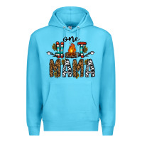 Ocean Blue one hot mama Premium Hoodie - CowhideDigitalArt