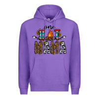 Purple one hot mama Premium Hoodie - CowhideDigitalArt