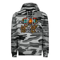 Slate Camo one hot mama Premium Hoodie - CowhideDigitalArt