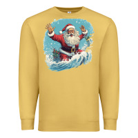 Antique Gold happy santa Premium Sweatshirt - Unal Design