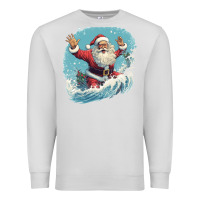 Dove Grey happy santa Premium Sweatshirt - Unal Design
