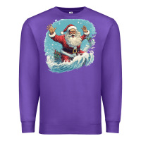 Purple happy santa Premium Sweatshirt - Unal Design