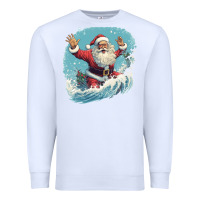 White happy santa Premium Sweatshirt - Unal Design