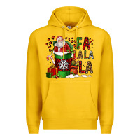 Lemon fa la la la la christmas santa claus coffee cup Premium Hoodie - FaDigitalArtStudio