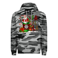 Slate Camo fa la la la la christmas santa claus coffee cup Premium Hoodie - FaDigitalArtStudio