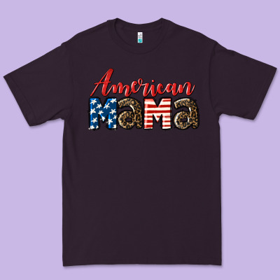 Western American Mama Mother's Day Premium Tee Designed By Lillyallendesigns