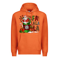 Carrot fa la la la la christmas santa claus coffee cup Premium Hoodie - FaDigitalArtStudio