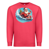 Cardinal surf happy santa Premium Sweatshirt - Unal Design
