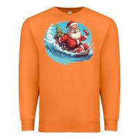 Carrot surf happy santa Premium Sweatshirt - Unal Design