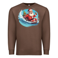 Chestnut surf happy santa Premium Sweatshirt - Unal Design
