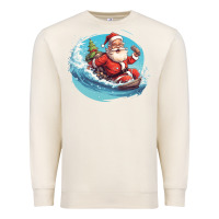 Sandshell surf happy santa Premium Sweatshirt - Unal Design