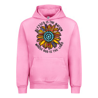 Fuchsia Pink blessed is the nation whose god is the lord Urban Hoodie - CowhideDigitalArt