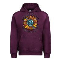 Mauve Wine blessed is the nation whose god is the lord Urban Hoodie - CowhideDigitalArt