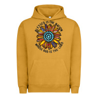 Pigment Peanut Butter blessed is the nation whose god is the lord Urban Hoodie - CowhideDigitalArt