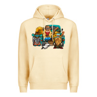 Pina Colada western Truck with gnomes Premium Hoodie - HRA Design Shop