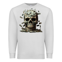 Dove Grey bad money Premium Sweatshirt - Unal Design