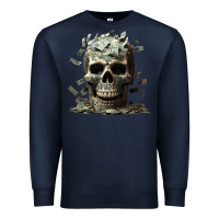 Navy bad money Premium Sweatshirt - Unal Design