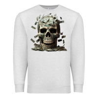 Oatmeal Heather bad money Premium Sweatshirt - Unal Design