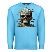 Ocean Blue bad money Premium Sweatshirt - Unal Design