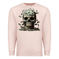 Pale Pink bad money Premium Sweatshirt - Unal Design