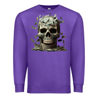 Purple bad money Premium Sweatshirt - Unal Design