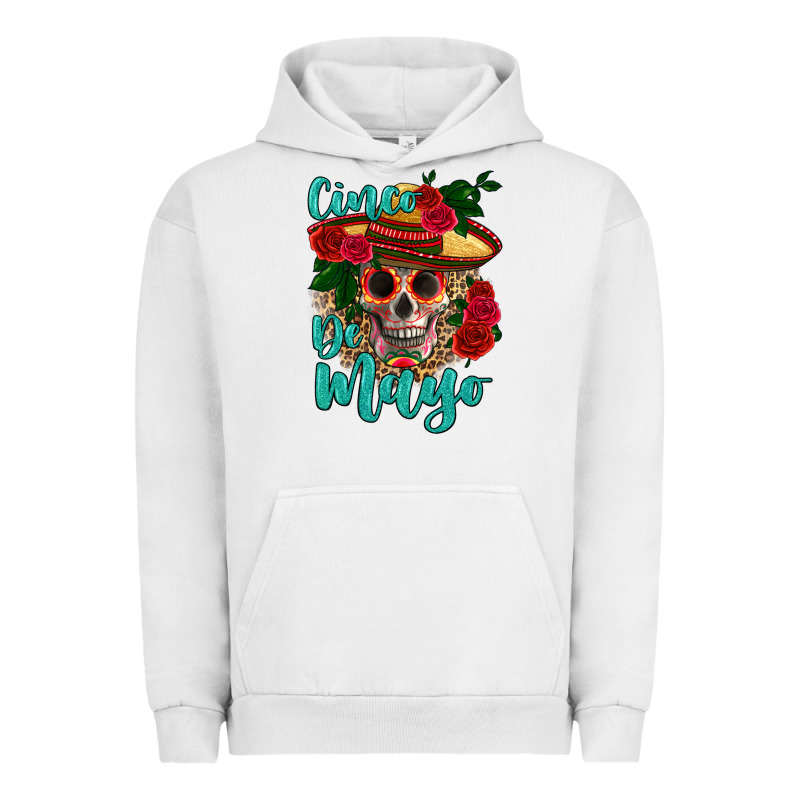 Cinco De Mayo Skull Urban Hoodie by HRA Design Shop | Teevron