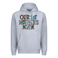 Heather Grey our 1 st mother's day Premium Hoodie - CowhideDigitalArt