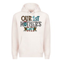Pale Pink our 1 st mother's day Premium Hoodie - CowhideDigitalArt