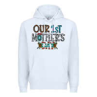 White our 1 st mother's day Premium Hoodie - CowhideDigitalArt