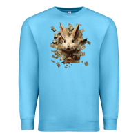 Ocean Blue bad rabbit Premium Sweatshirt - Unal Design