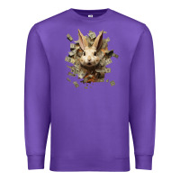 Purple bad rabbit Premium Sweatshirt - Unal Design