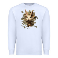 White bad rabbit Premium Sweatshirt - Unal Design