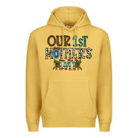 Antique Gold our 1 st mother's day Premium Hoodie - CowhideDigitalArt